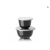 Rosti - NEW Margrethe bowls Set of 2 AND lids - Carbon black - Home and Kitchen